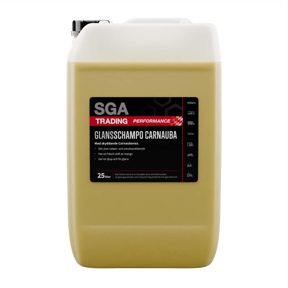 Bilschampo SGA PERFORMANCE Glansschampo Carnaubavax 25 Liter