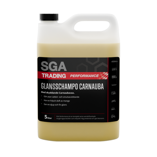 Bilschampo SGA PERFORMANCE Glansschampo Carnaubavax 5 Liter