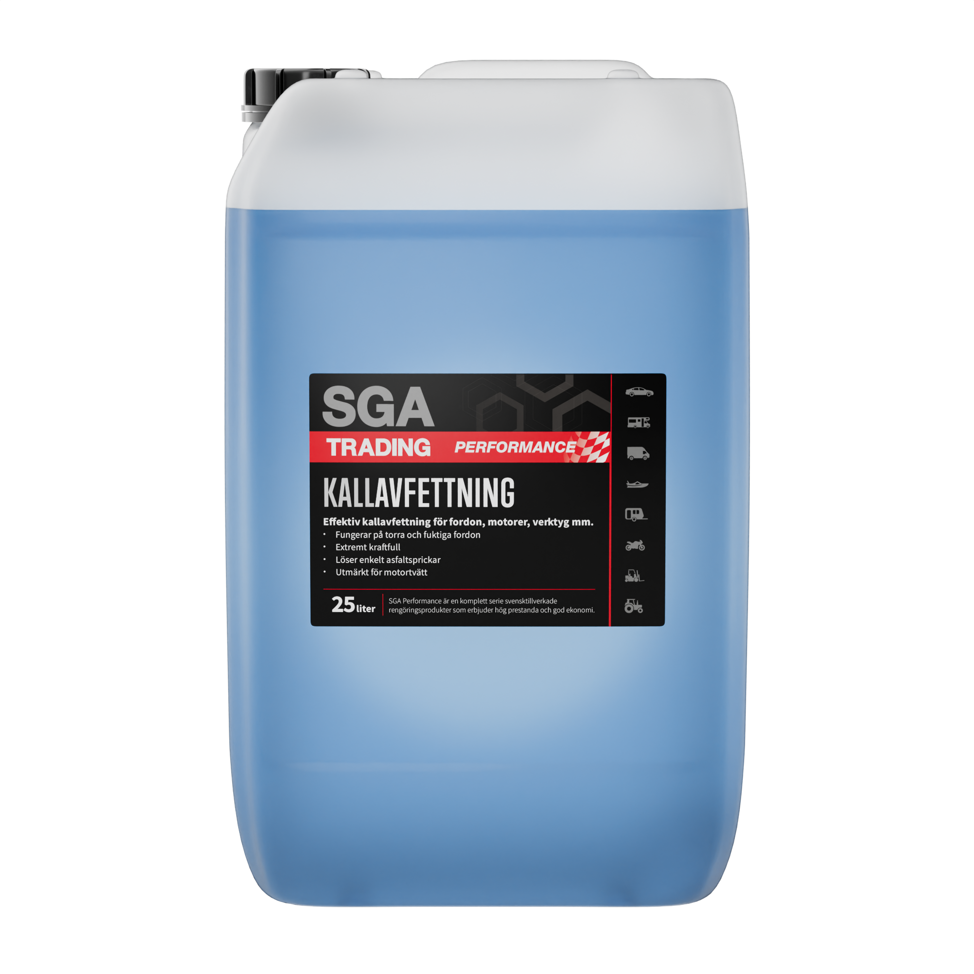 Tjärlösare SGA PERFORMANCE Kallavfettning, 25 liter