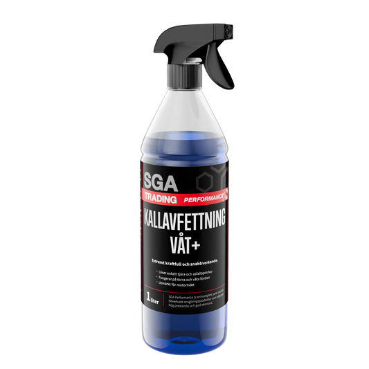 Tjärlösare SGA PERFORMANCE Kallavfettning VÅT + 1 liter