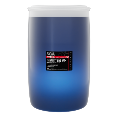 Tjärlösare SGA PERFORMANCE Kallavfettning VÅT + 205 liter