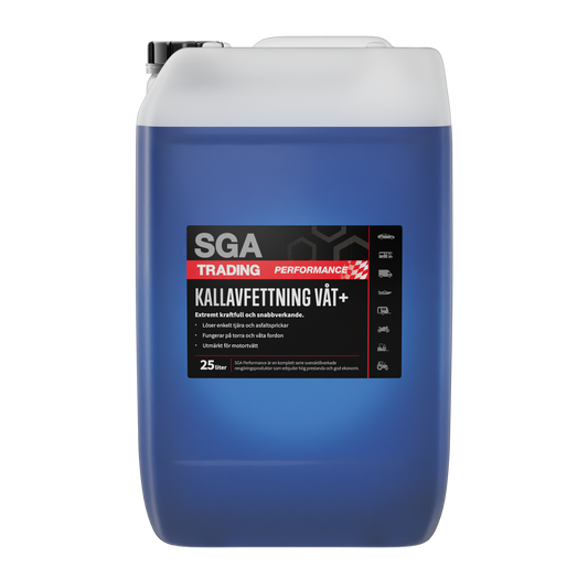 SGA Performance Kallavfettning våt plus 25L