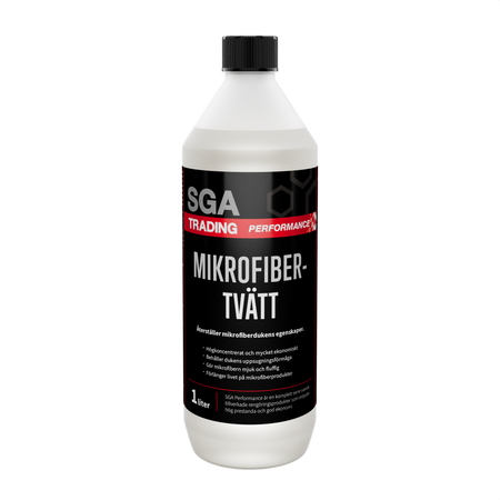 Mikrofibertvätt SGA PERFORMANCE Mikrofiberrengöring, 1 liter
