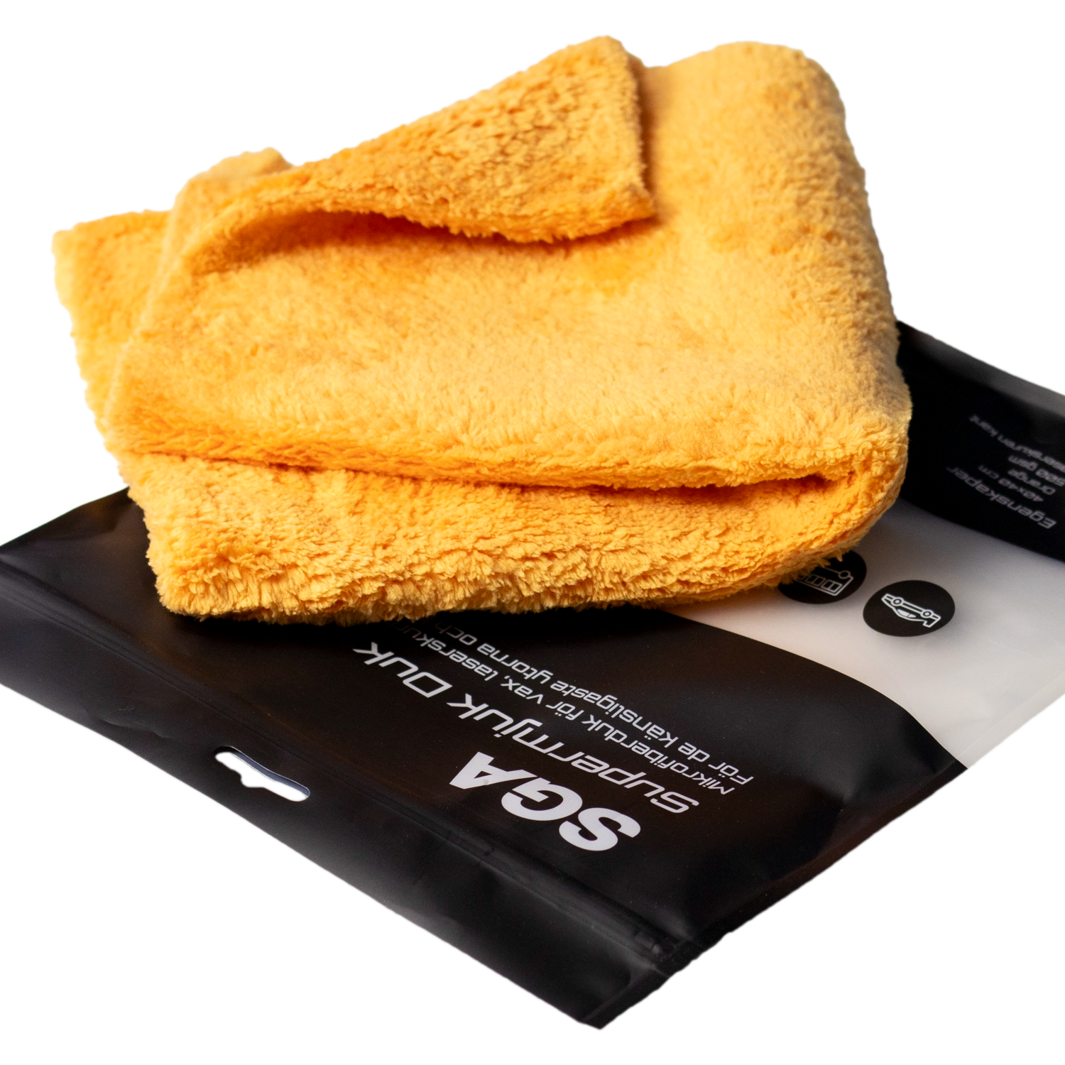 Mikrofiberduk SGA Supermjuk Duk öppnad