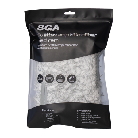 SGA Tvättsvamp mikrofiber med rem framsida