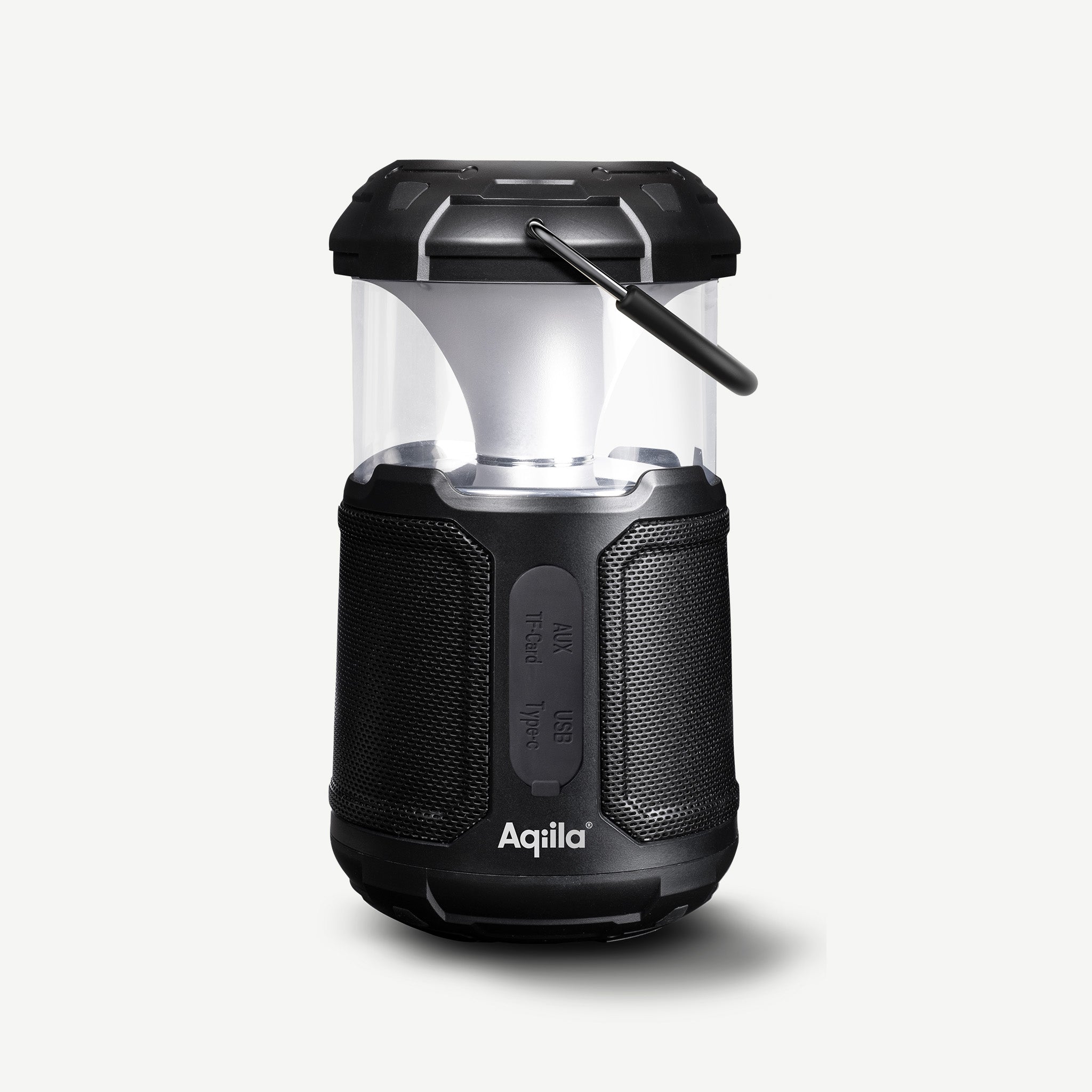 Aqiila Soundbird B10 Dimbar LED-lampa med högtalare 10 000 mAh svart