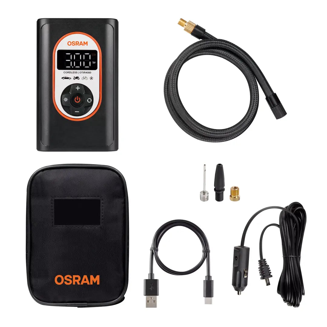 OSRAM TYREinflate 4000 Laddningsbar Luftkompressor