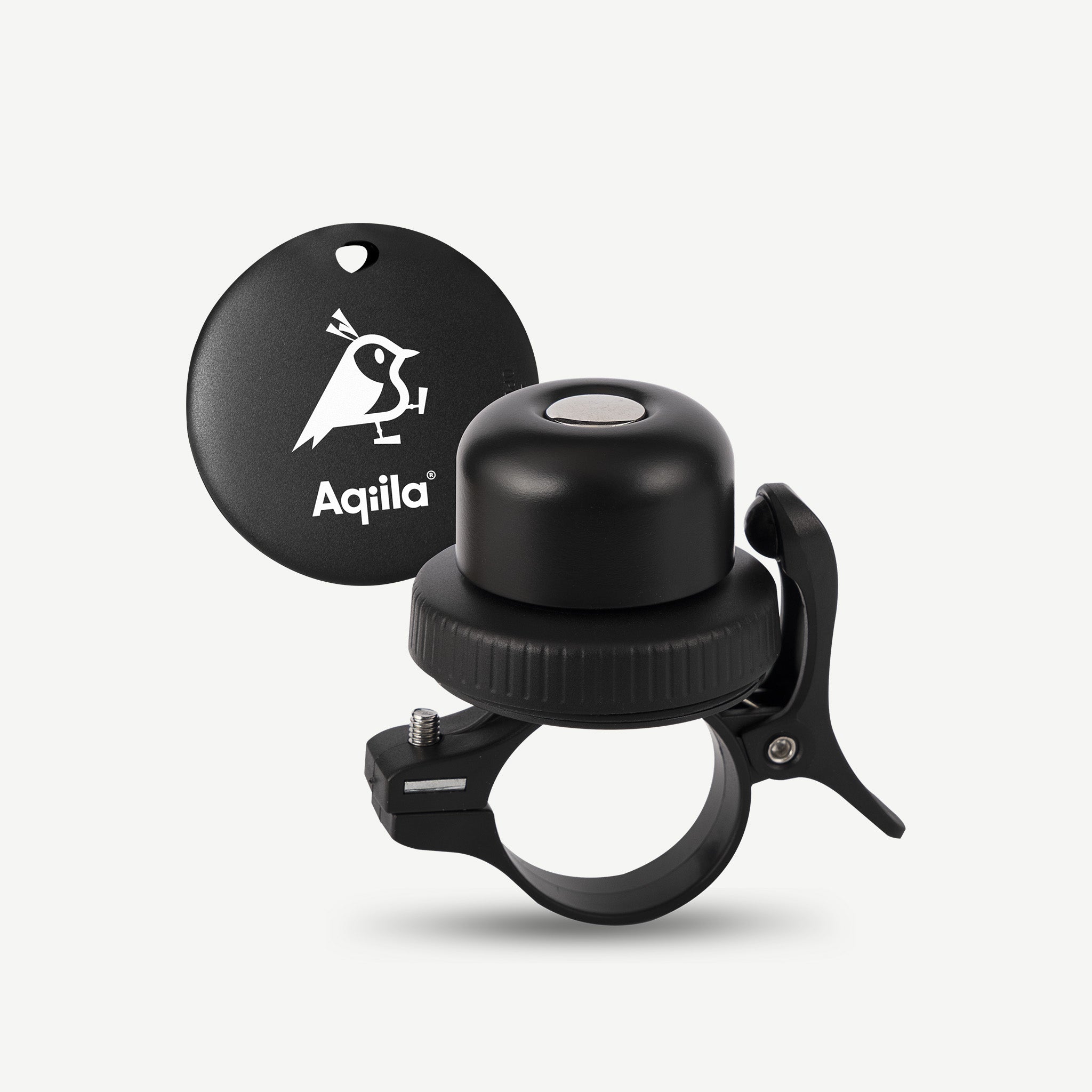 Aqiila Tagbird tracker med ringklocka till cykel
