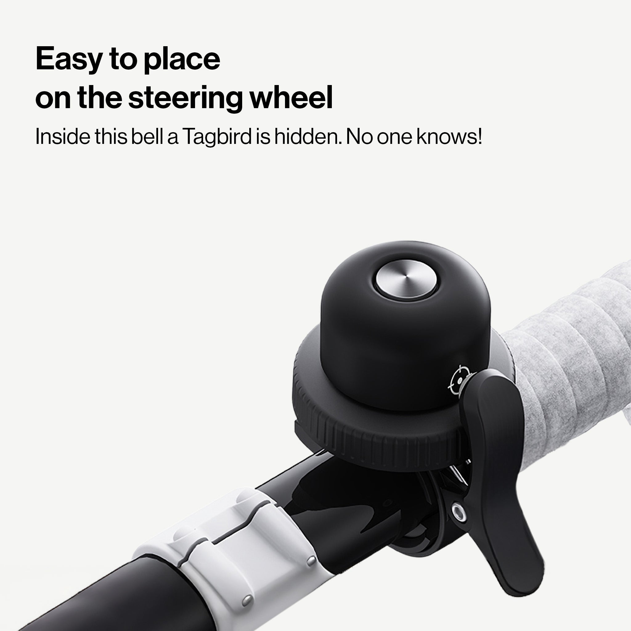 Aqiila Tagbird tracker med ringklocka till cykel