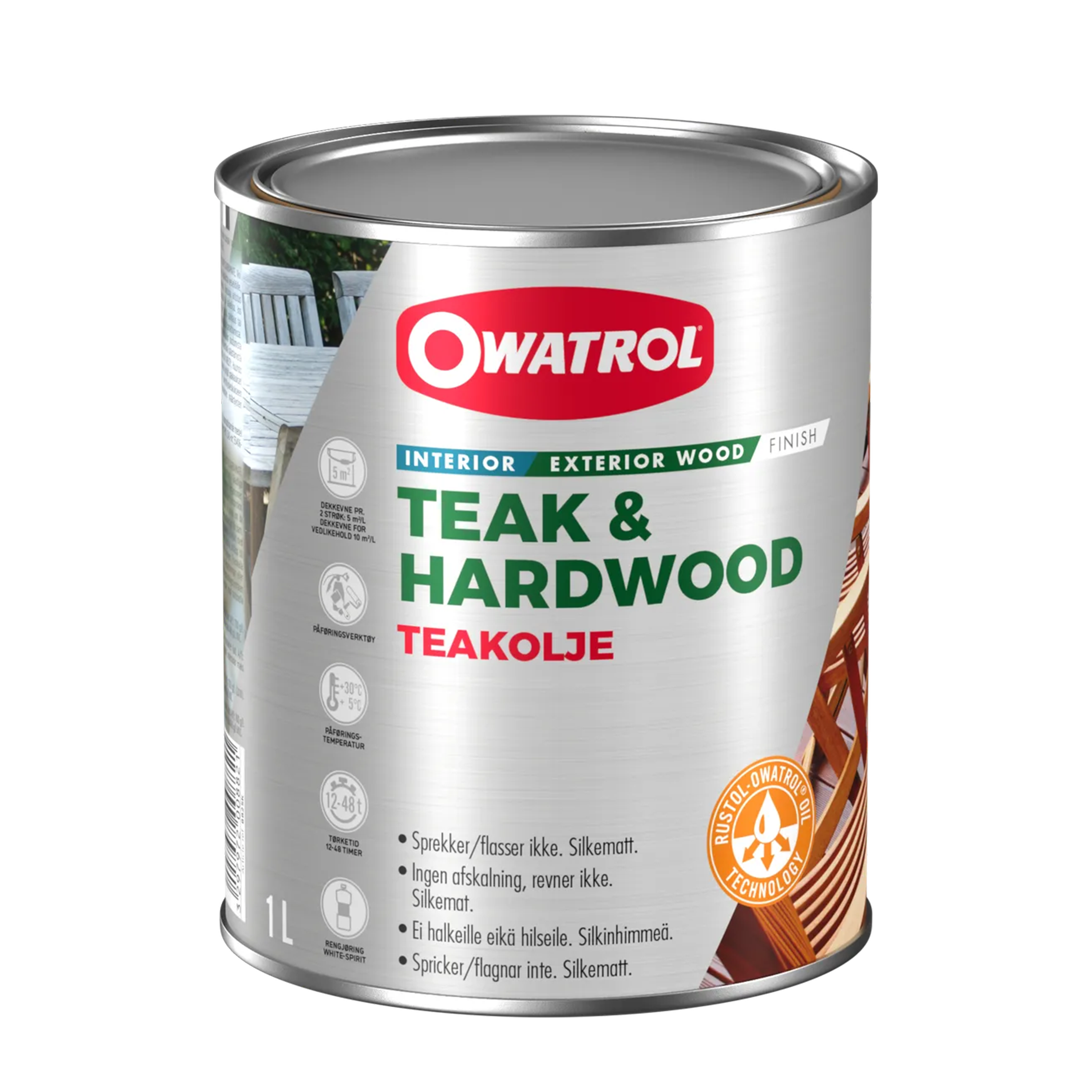 Teakolja Owatrol Penetrerande, 1 liter