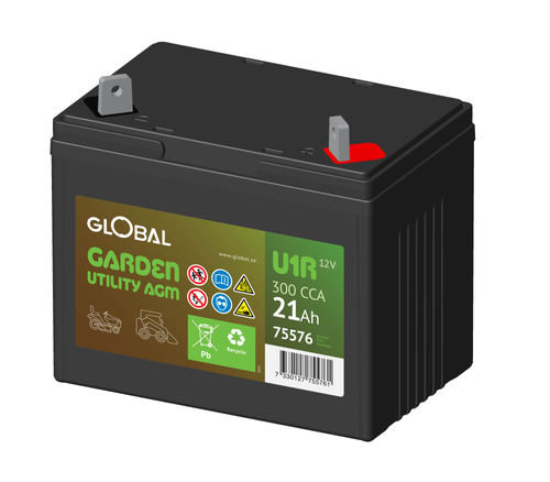 GLOBAL U1R AGM Batteri UTILITY START21Ah