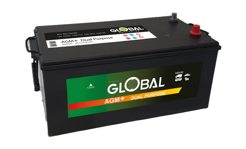 GLOBAL AGM+ SHD C START Batteri 220Ah