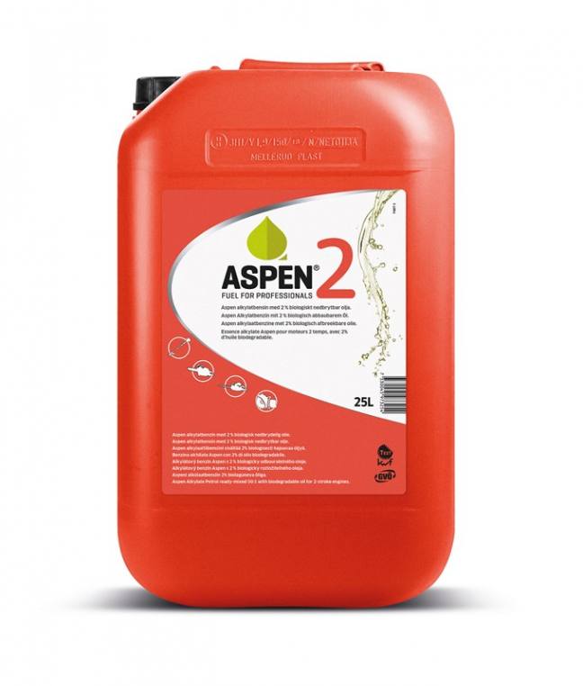 Alkylatbensin Aspen 2-Takt, 25 liter