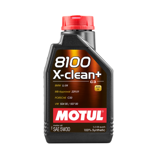 Motul 8100 X-CLEAN + 5W-30, 1 liter