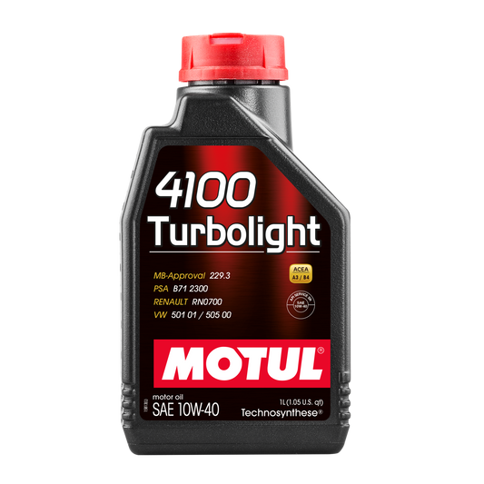 Motul 4100 TURBOLIGHT 10W-40, 1 liter