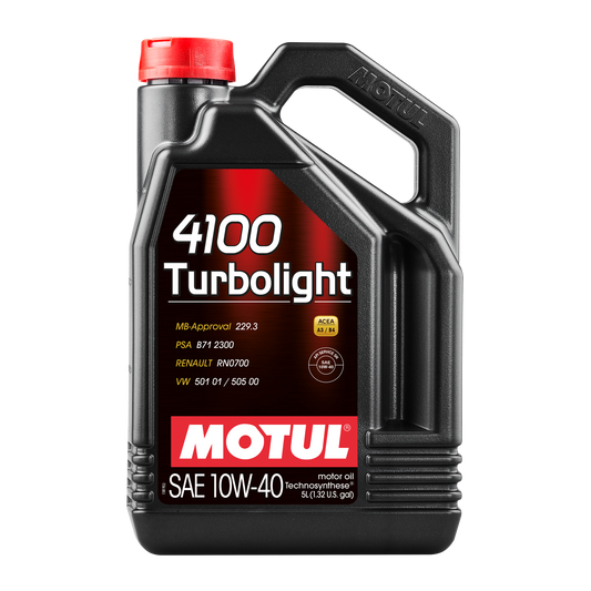 Motul 4100 TURBOLIGHT 10W-40, 5 liter