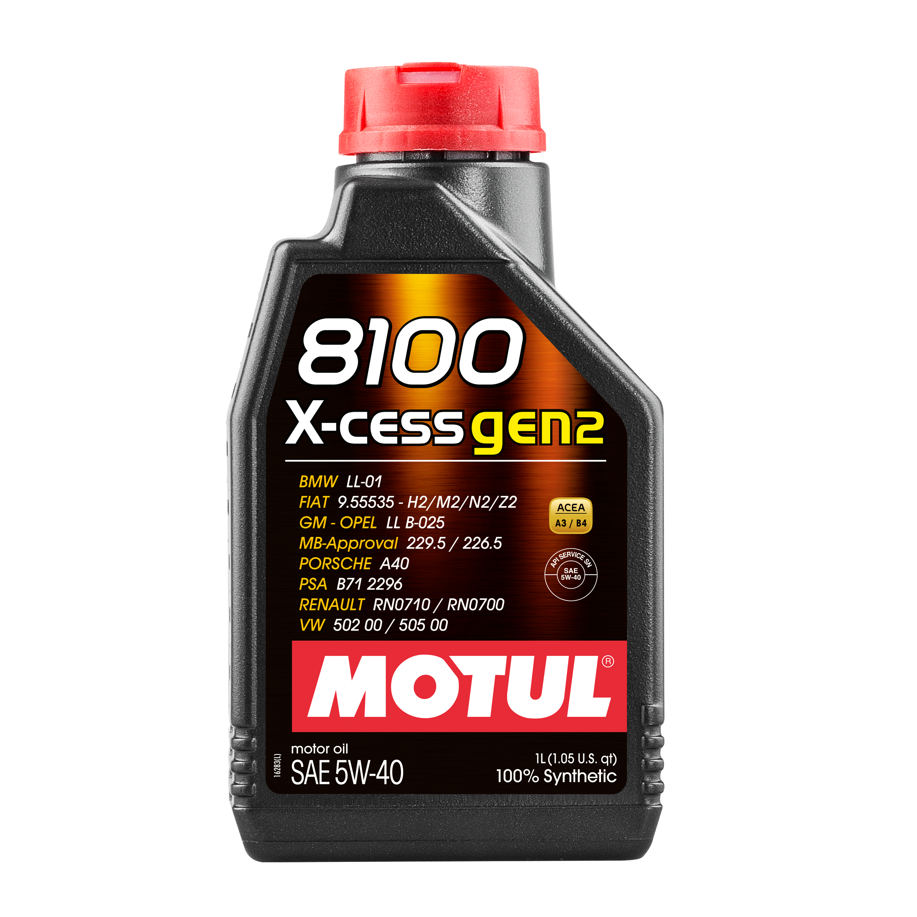 Motul 8100 X-CESS GEN2 5W-40, 1 liter