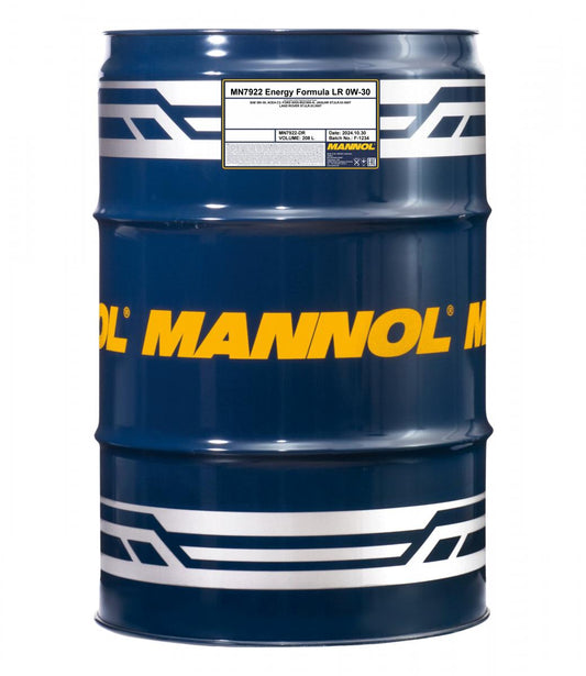 Motorolja Mannol Energy Formula LR 0W-30, 208 Liter