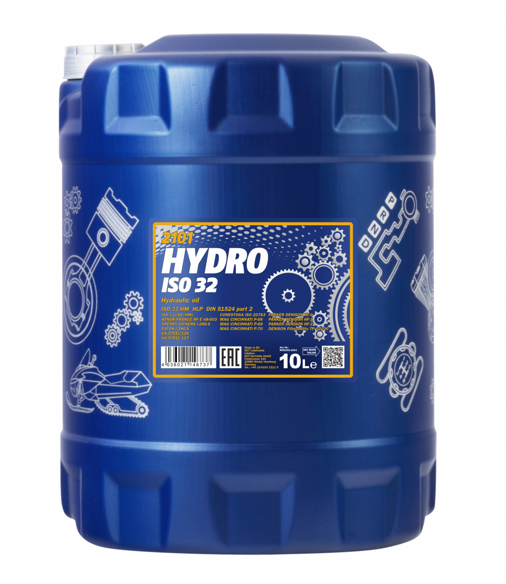 Hydralolja Mannol MN2101 Hydro 32 ISO32 DIN 51524-2, 10 liter