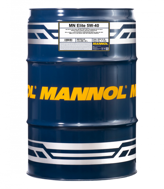 Motorolja Mannol MN7903 Elite 5W-40, API SN/CH-4 ACEA A3 B4, 208 liter
