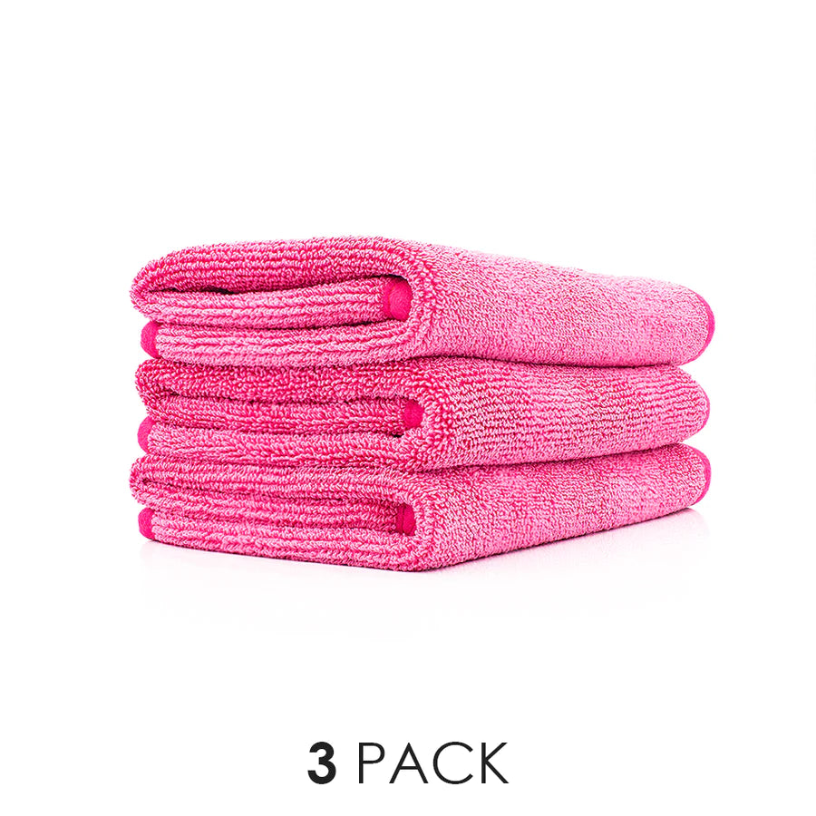 Mikrofiberduk Glasduk - The Rag Company Premium FTW Duk Rosa 3-Pack