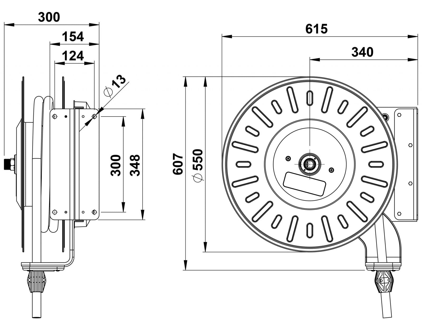 SLANGVINDA 400BAR 3/8" 30M