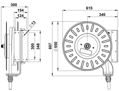 SLANGVINDA 400BAR 3/8" 30M