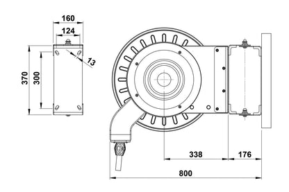SLANGVINDA 400BAR 3/8" 30M