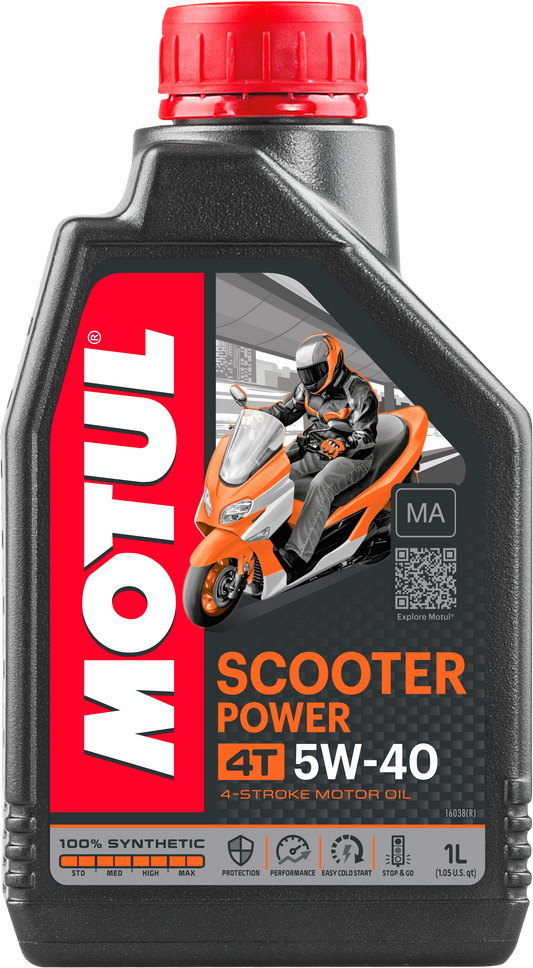 Motul Scooter Power 4T 5W-40, 1 liter