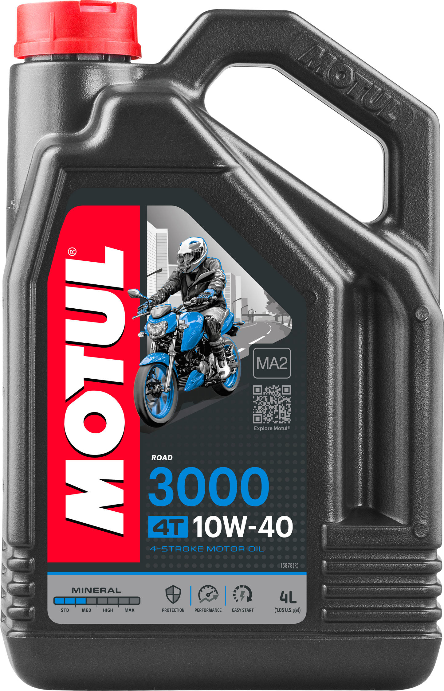 Motul 3000 4T 10W-40, 4 liter