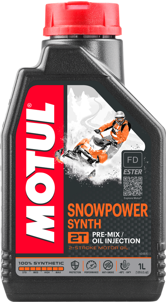 Motul Snowpower Synth 2T, 1 liter