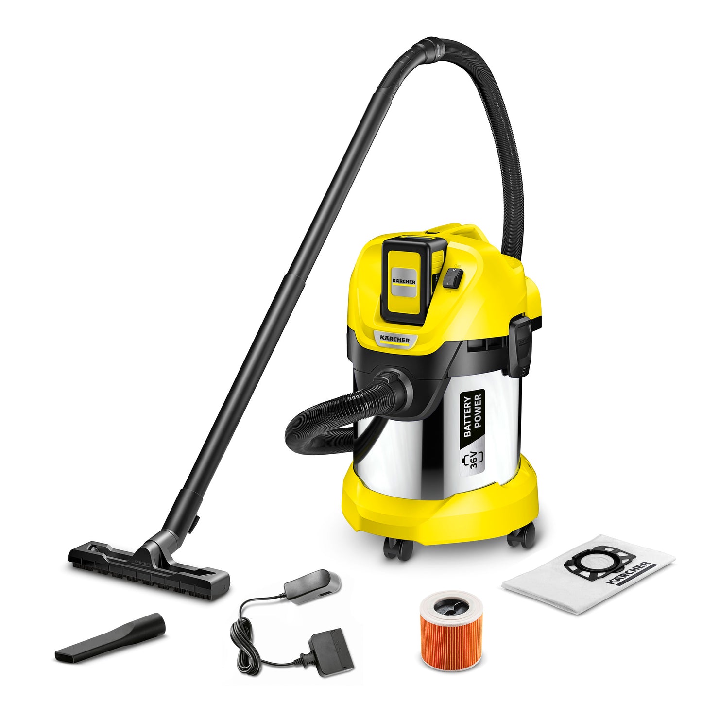 Kärcher WD 3 Premium Set 36 V Batteridriven