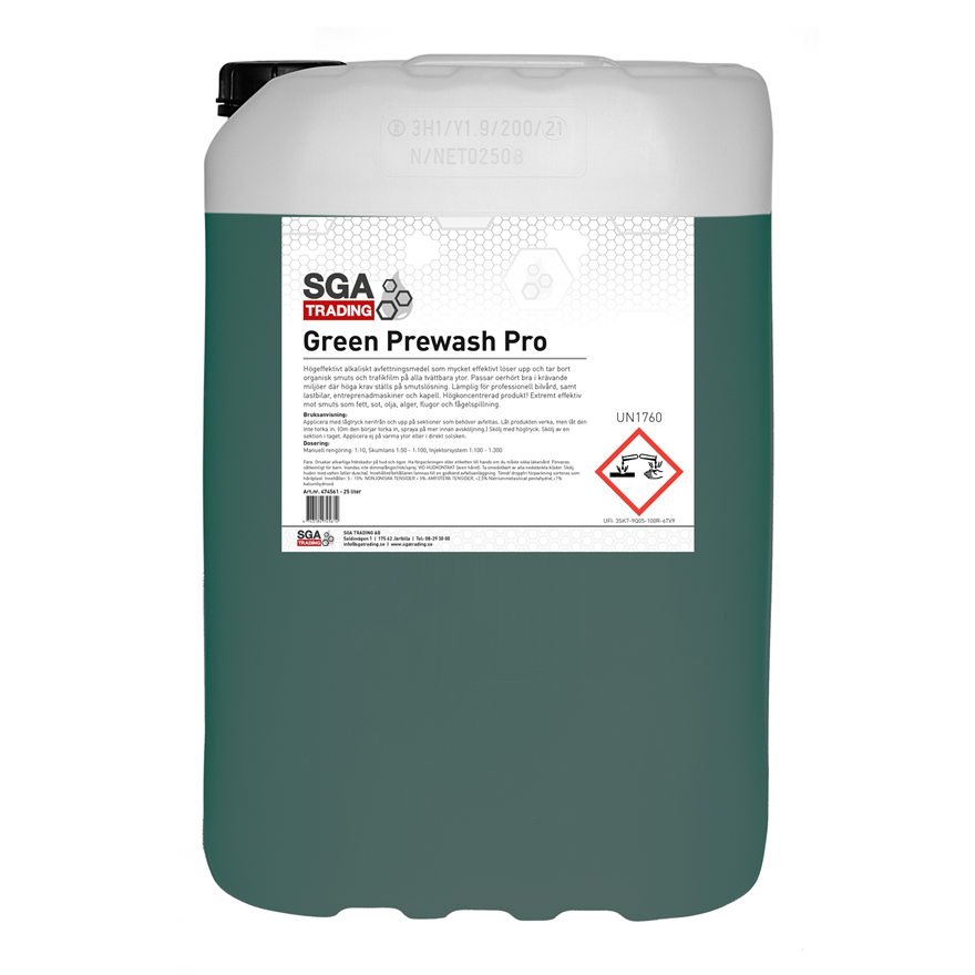SGA Green Prewash Pro, 25L