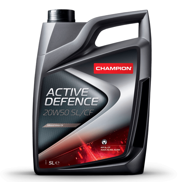 Mineralolja Champion Active Defence 20W50 SL/CF, 20 liter