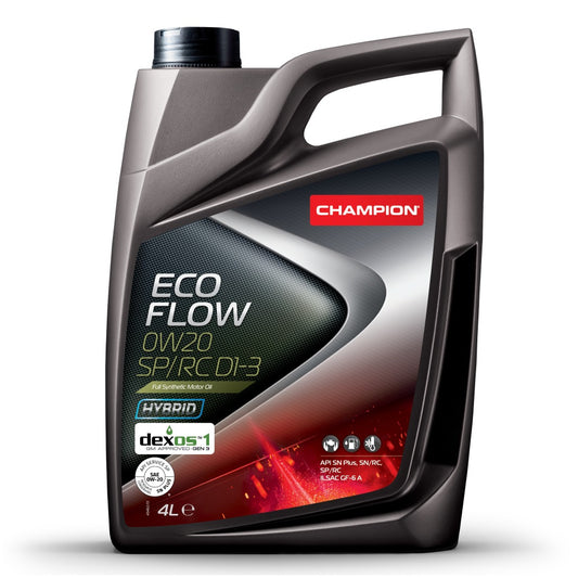 Motorolja Champion Eco Flow 0W20 SP/RC D1-3, 1 liter