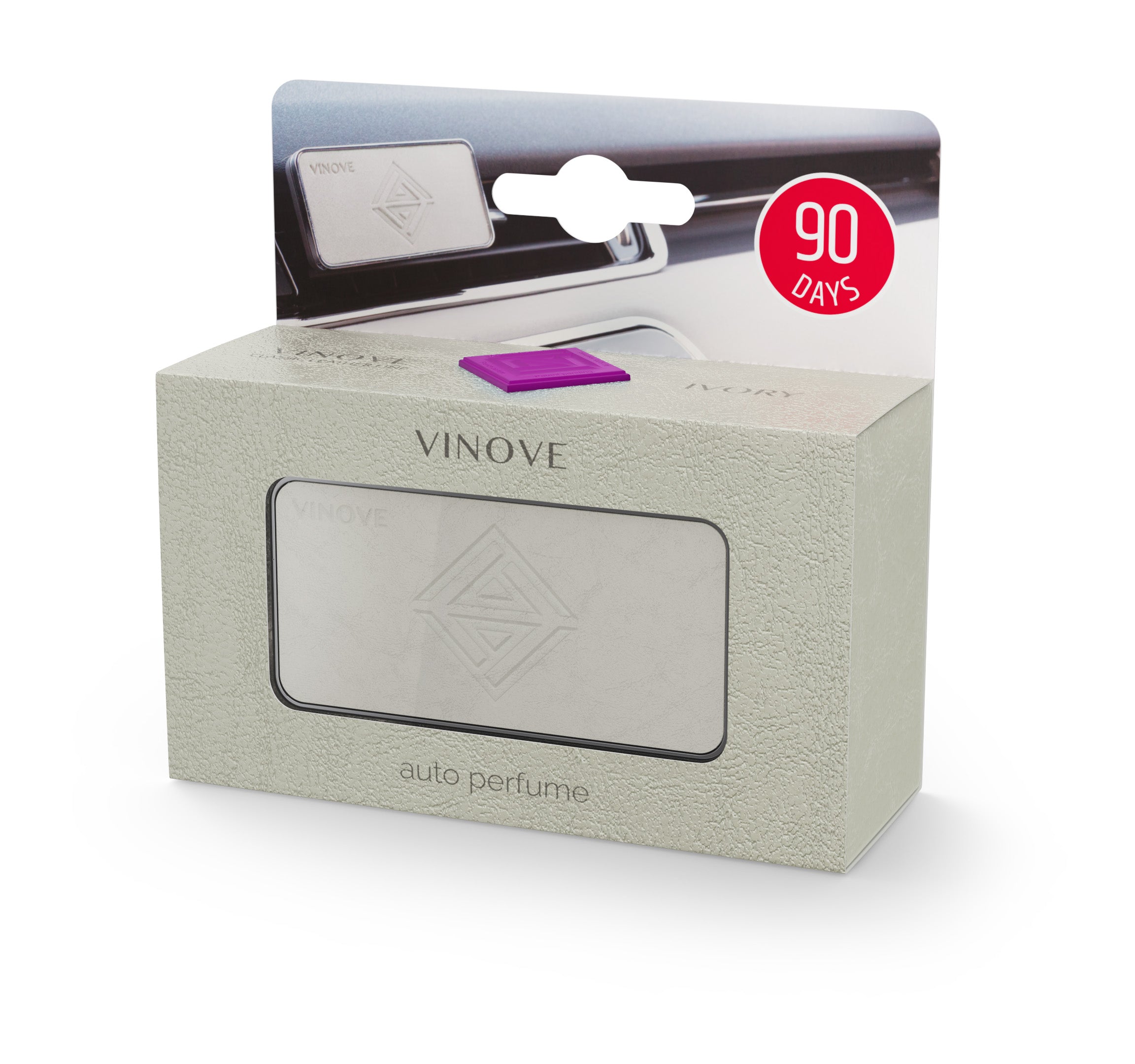 Bilparfym - Vinove Classic Leather Line - Ivory Monza