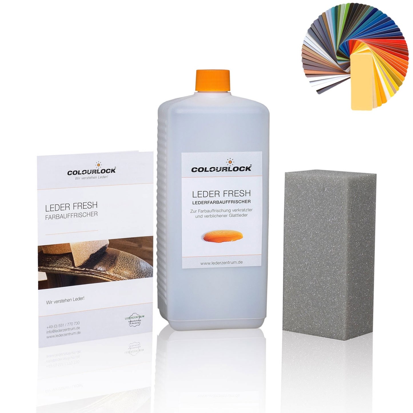 Läderfärgsuppfriskning Colourlock Leather Fresh Neutral, 1 liter