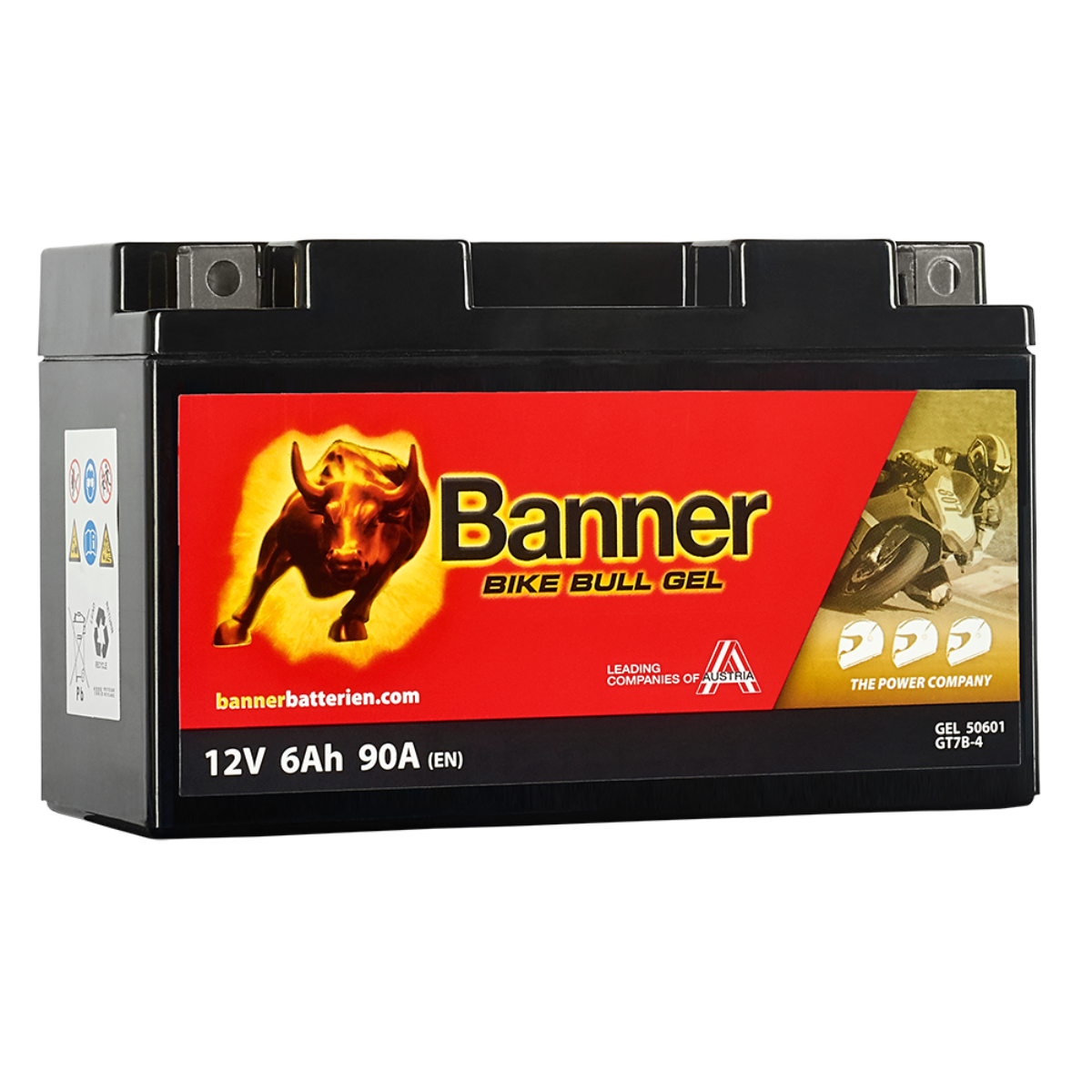 Batteri Banner Bike Bull GT7B-4 50601 GEL