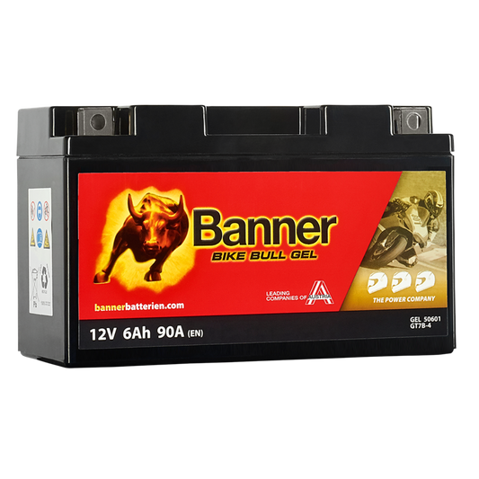 Batteri Banner Bike Bull GT7B-4 50601 GEL