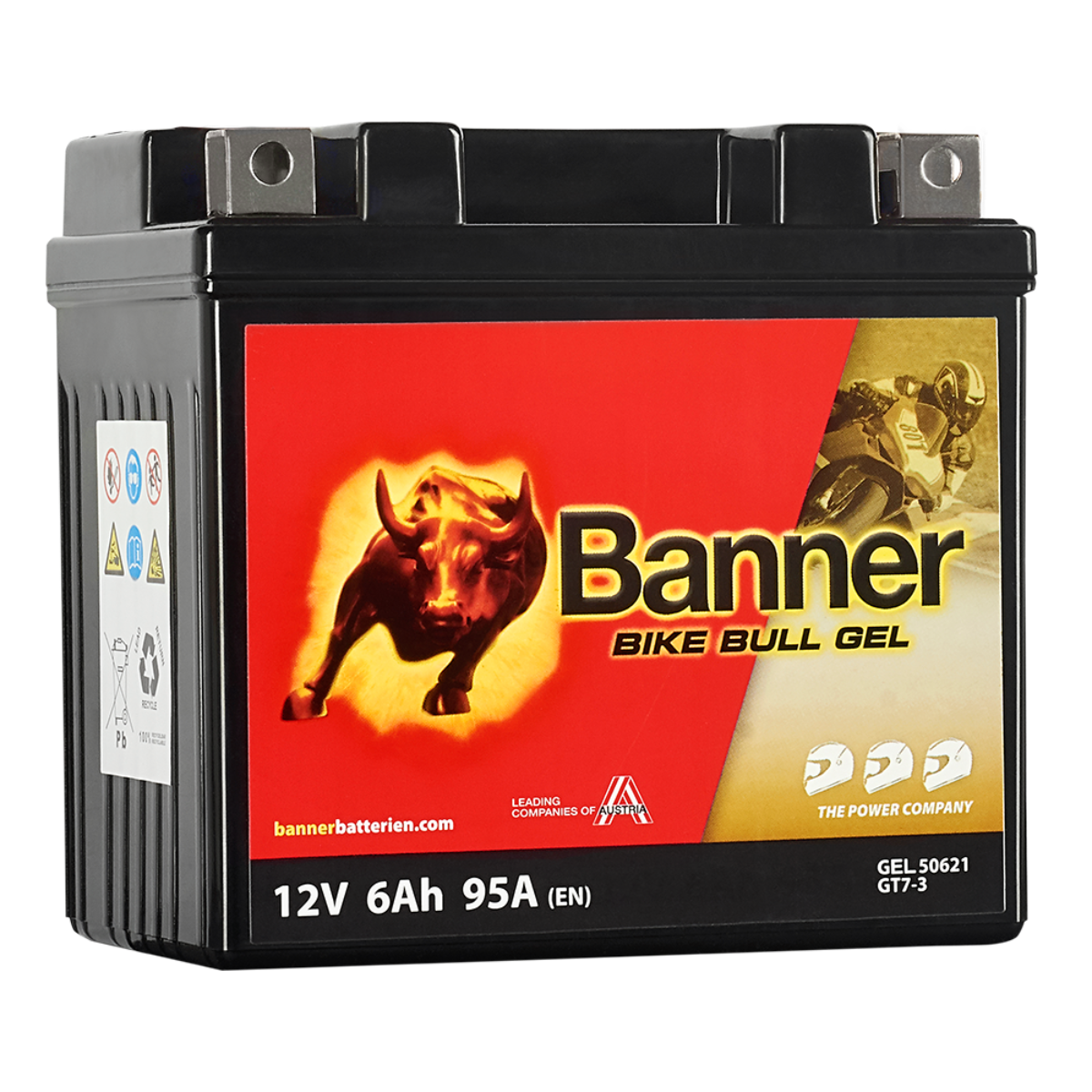 Batteri Banner Bike Bull GT7-3 50621 GEL