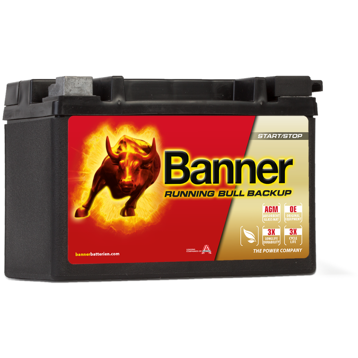 Bilbatteri Banner Running Bull AUX09 BACKUP 50900
