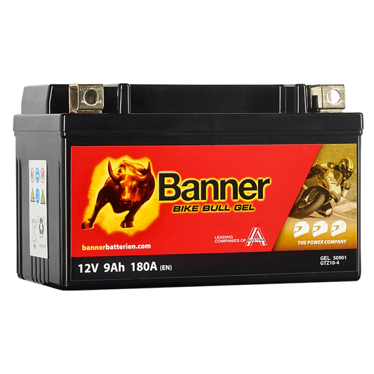Batteri Banner Bike Bull GTZ10-4 50901 GEL