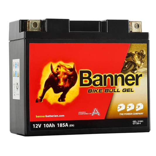 Batteri Banner Bike Bull GT12B-4 51001 GEL