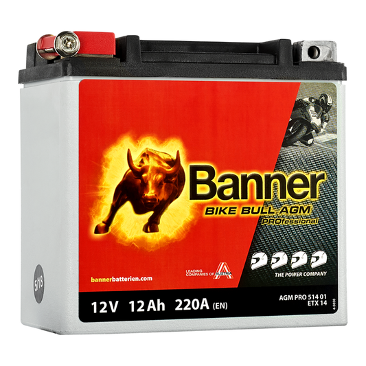 Batteri Banner Bike Bull ETX14 51401 AGMPRO