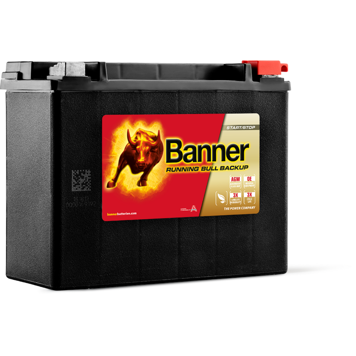 Bilbatteri Banner Running Bull BACKUP 51801 20Ah (BMW i3)