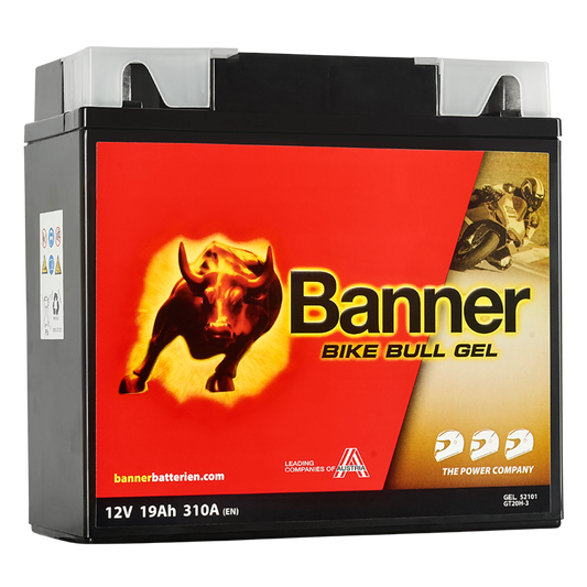 Batteri Banner Bike Bull GT20H-3 52101 GEL