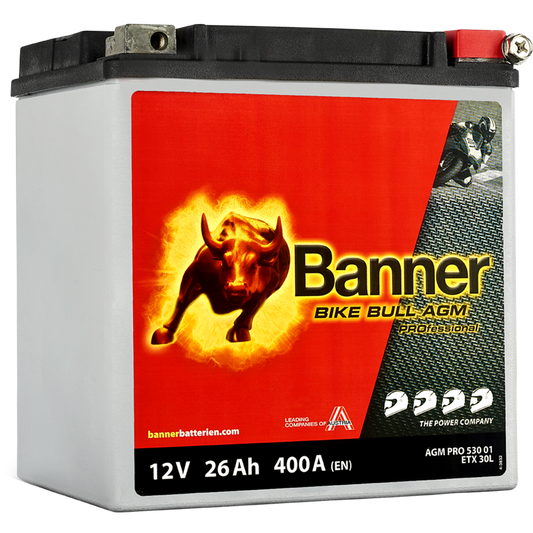 Batteri Banner Bike Bull ETX30L 53001 AGMPRO