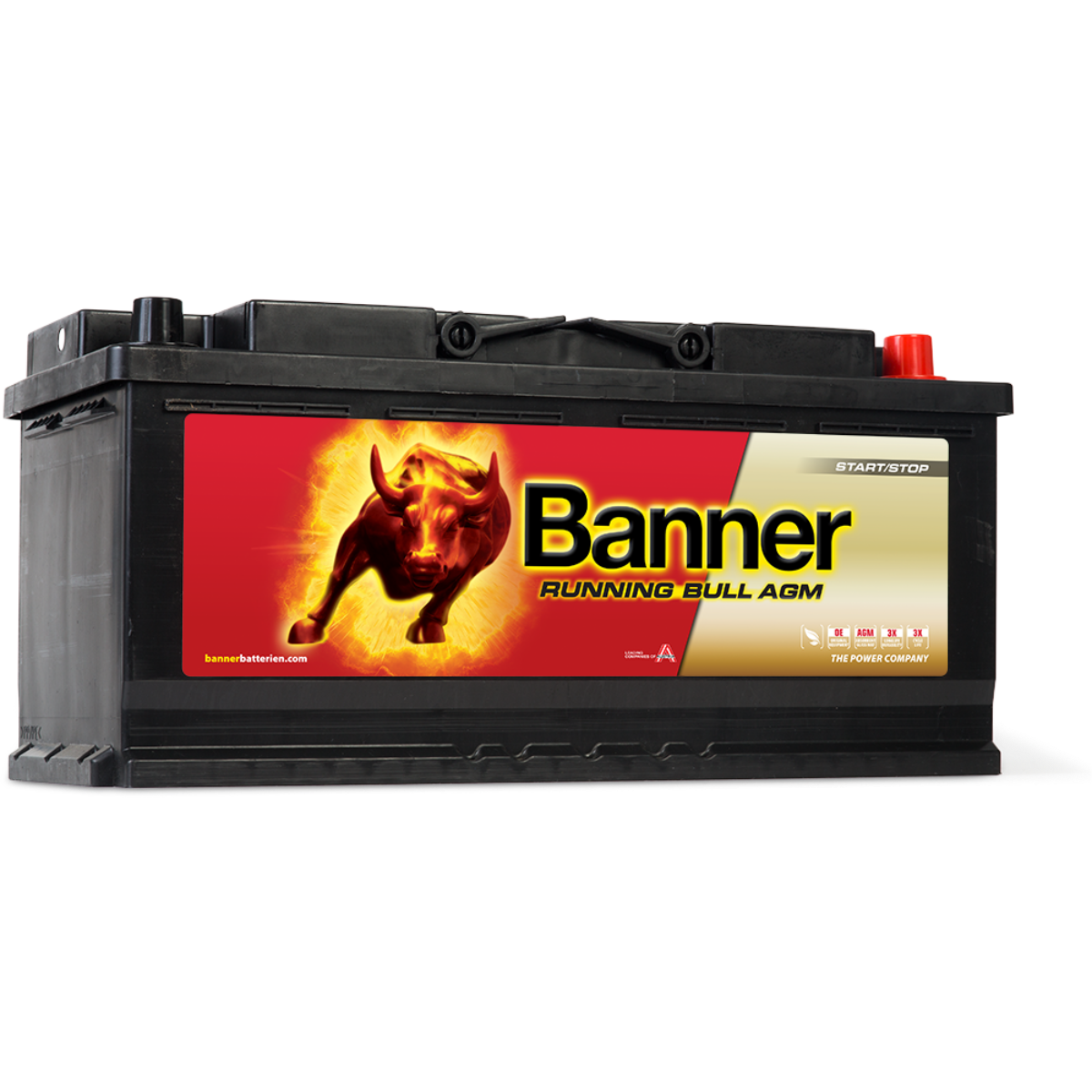 Bilbatteri Banner Running Bull AGM 12V 105Ah 60501
