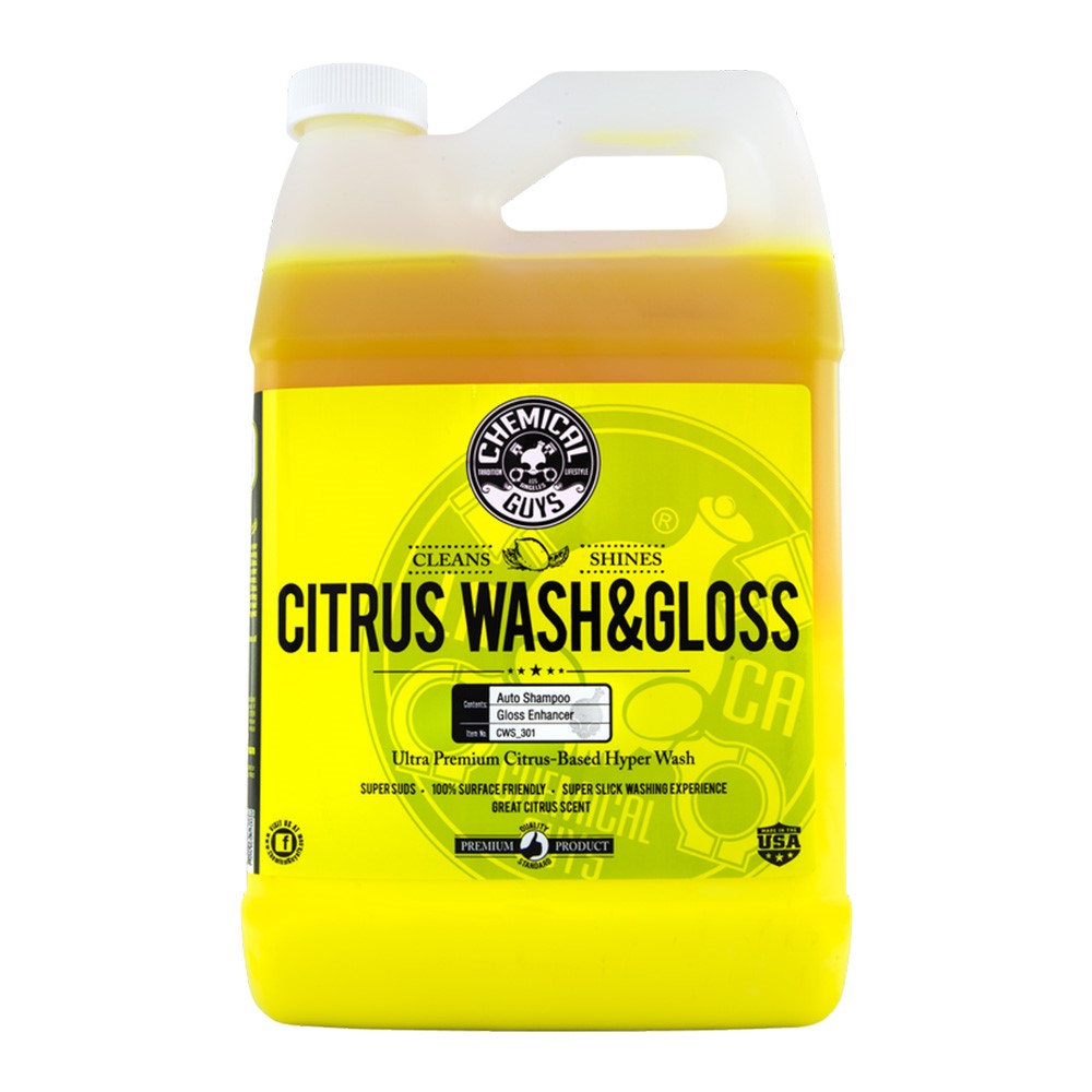 Schampo Rengöring Chemical Guys Citrus Wash & Gloss, 3,7 liter