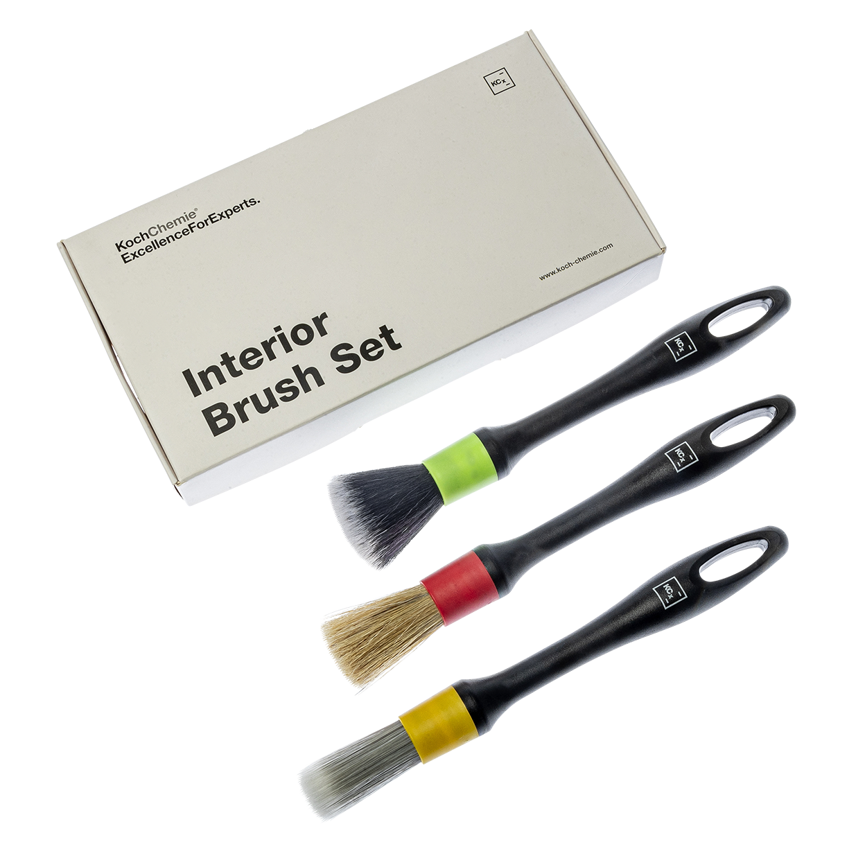 Rengöringsborstar kit Koch-Chemie Interiör Borstset 3-Pack